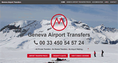 Desktop Screenshot of genevaairporttransfers.com